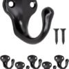 550x665-18.jpg Unyqoos® Set van vijf stijlvolle zwarte haken voor garderobe en interieurdecoratie