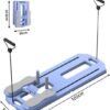 550x665-6.jpg Unyqoos® Opvouwbaar Pilates Fitnessboard met Automatische Terugvering en Geluidsarme Wielen