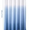 550x666.jpg Unyqoos® Stijlvolle blauwe ombre douchegordijn set met haken en waterbestendig materiaal