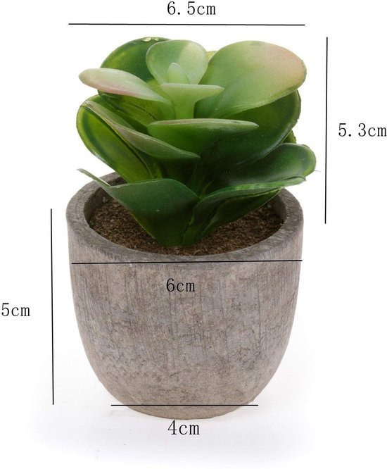 Unyqoos ® Levensechte Sierplanten voor Binnenhuisdecoratie met Onderhoudsvrije Kunstbloemen en Kunstgras