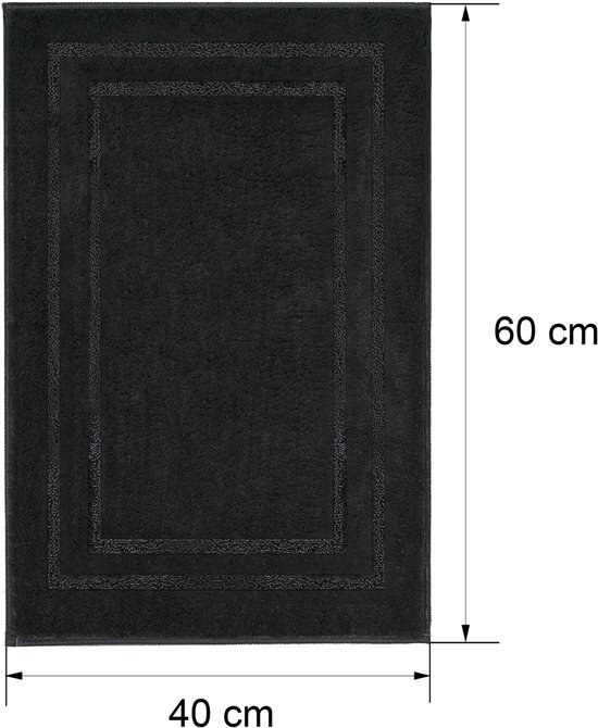 550x670-2.jpg Unyqoos® Wasbare antislip badmat in zwart voor veilige en droge badkamerervaring