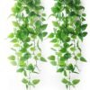 550x670-3.jpg Unyqoos® Set van twee decoratieve kunstplanten met manden voor binnen en buiten, groente, 100 cm