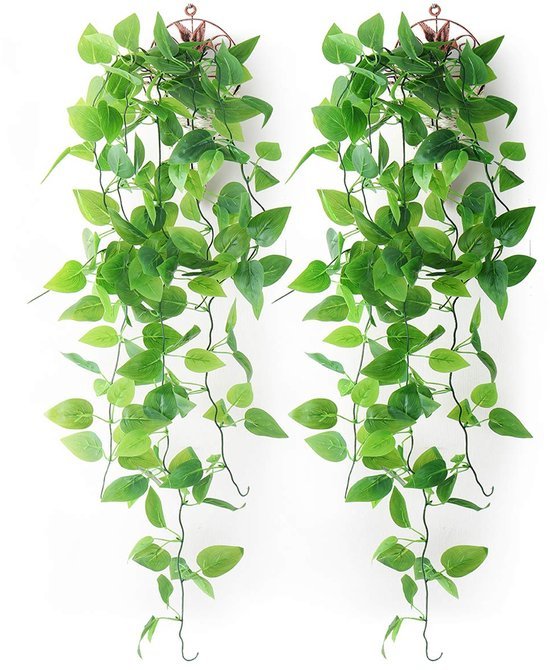 550x670-3.jpg Unyqoos® Set van twee decoratieve kunstplanten met manden voor binnen en buiten, groente, 100 cm