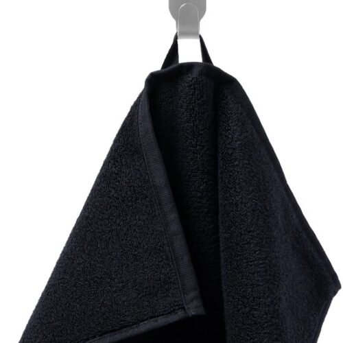 Unyqoos® Luxueuze Set van 2 Zachte Handdoeken, 50 x 100 cm, Hoogwaardig Katoen, Diep Zwart, Absorberend en Sneldrogend
