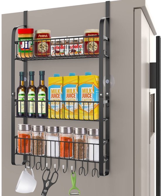 Unyqoos ® Innovatief Hangend Keukenrek voor Optimale Opslagruimte in Je Keuken