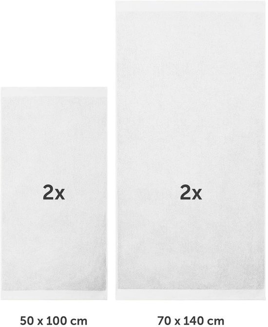 550x671-3.jpg Unyqoos ® Ultrazachte en Hoogwaardige 4-delige Handdoekenset voor Luxe Comfort en Absorptie