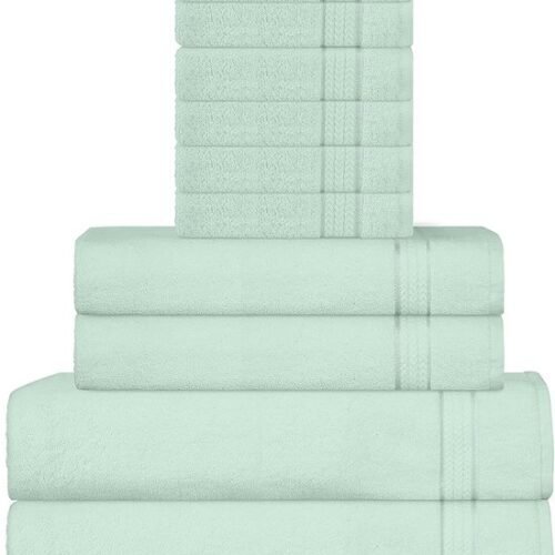 Unyqoos® Luxueuze Set van 10 Superzachte Bad- en Handdoeken voor Elke Badkamerstijl