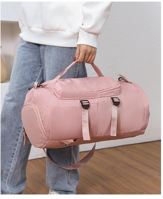 Unyqoos ® Multifunctionele Sport- en Reistas voor Fitness, Reizen en Dagelijks Gebruik met Schoenen- en Natvak