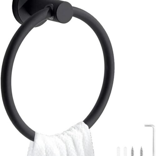 550x674-5.jpg Unyqoos® Ronde handdoekhouder van roestvrij staal voor badkamer en keuken