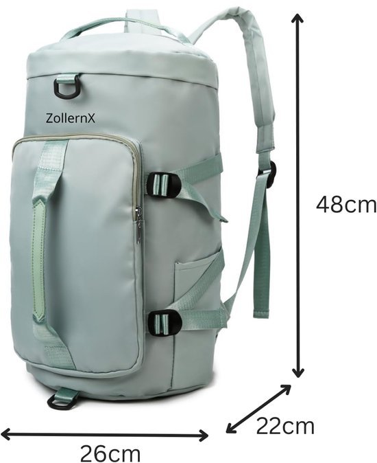 Unyqoos ® Waterdichte Sport- en Reistas met Schoenen- en Natvak voor Dagelijks en Outdoor Gebruik