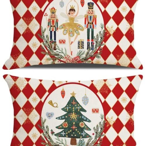 550x676-22.jpg Unyqoos® Set van twee rechthoekige kerstkussenslopen voor sfeervolle feestdecoratie