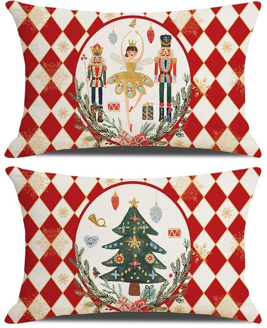 550x676-22.jpg Unyqoos® Set van twee rechthoekige kerstkussenslopen voor sfeervolle feestdecoratie