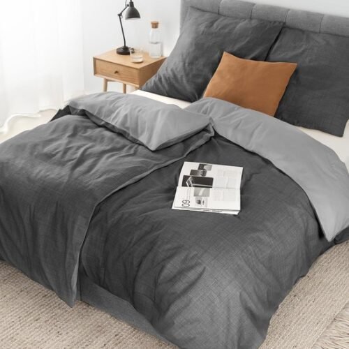 550x677.jpg Unyqoos® Omkeerbaar vierdelig beddengoed van katoen voor alle seizoenen 135x200 cm