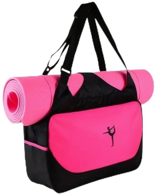 Unyqoos® Stijlvolle en veelzijdige sporttas met yogamat houder voor fitnessliefhebbers