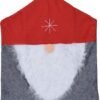 Unyqoos® Feestelijke stoelhoes voor eetkamerstoelen in rood en grijs design