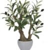 Unyqoos® Realistische roze kersenbloesem in stenen pot voor stijlvolle binnenhuisdecoratie