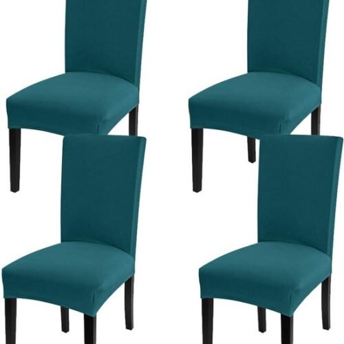 Unyqoos® Elastische stoelhoezen set voor moderne eetkamer en evenementen