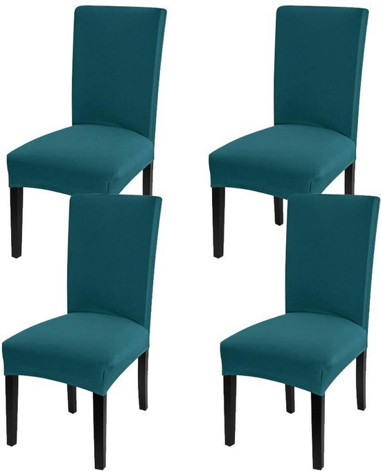 Unyqoos® Elastische stoelhoezen set voor moderne eetkamer en evenementen