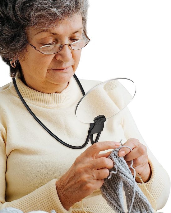 Unyqoos® Handsfree draagbaar vergrootglas met verstelbare vergroting voor nauwkeurige taken