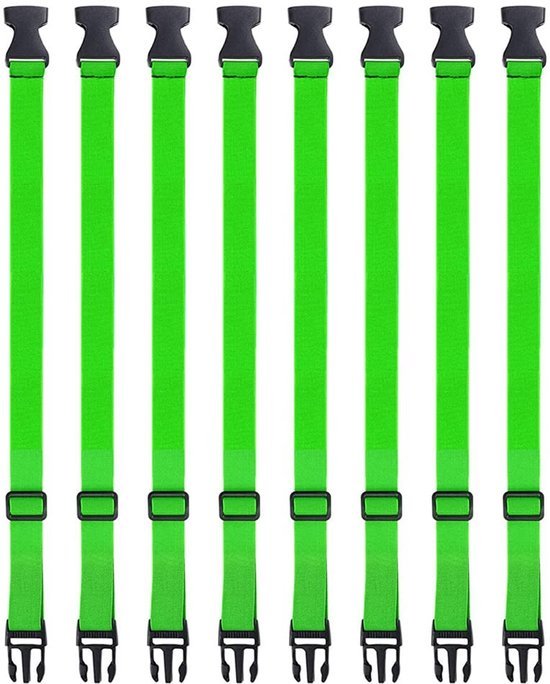 Unyqoos® Elastische handdoekhouders voor strandstoelen, set van 8 stuks voor veelzijdig gebruik