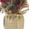 550x686-10.jpg Unyqoos® Set van twee winterse bloemstukken met bessen en gewei in jute pot
