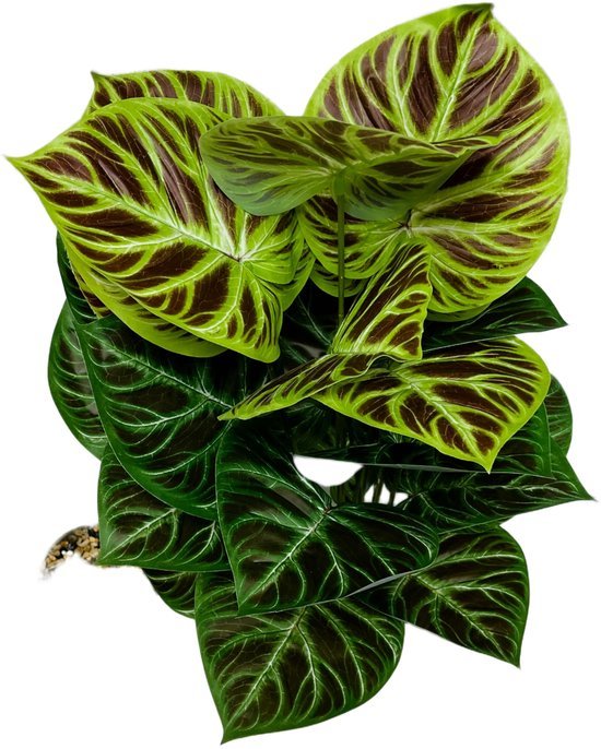 Unyqoos® Realistische kunstplant van 85 cm met pot voor interieurdecoratie