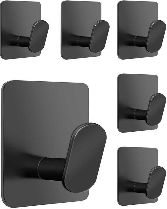 550x686-19.jpg Unyqoos® Zelfklevende roestvrijstalen haken voor keuken en badkamer - set van 6