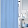Unyqoos® Lichtblauw Waterdicht Douchegordijn met Antischimmel en Antibacteriële Eigenschappen