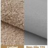 Unyqoos® Beige wasbare badmat met antislip voor badkamer en douche