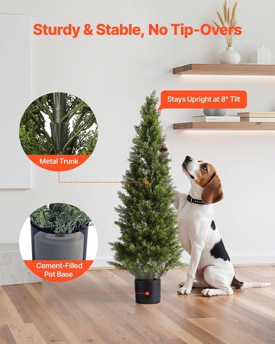 550x687-114.jpg Unyqoos® Set van Twee Kunstmatige Cederbomen voor Binnen- en Buitendecoratie