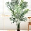 Unyqoos® Grote kunstmatige palmplant voor interieurdecoratie met verstelbare bladeren