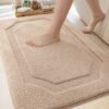 Unyqoos® Absorberende wasbare badmat met antislip voor badkamer en bijkeuken