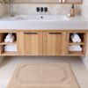 Unyqoos® Absorberende wasbare badmat met antislip voor badkamer en bijkeuken