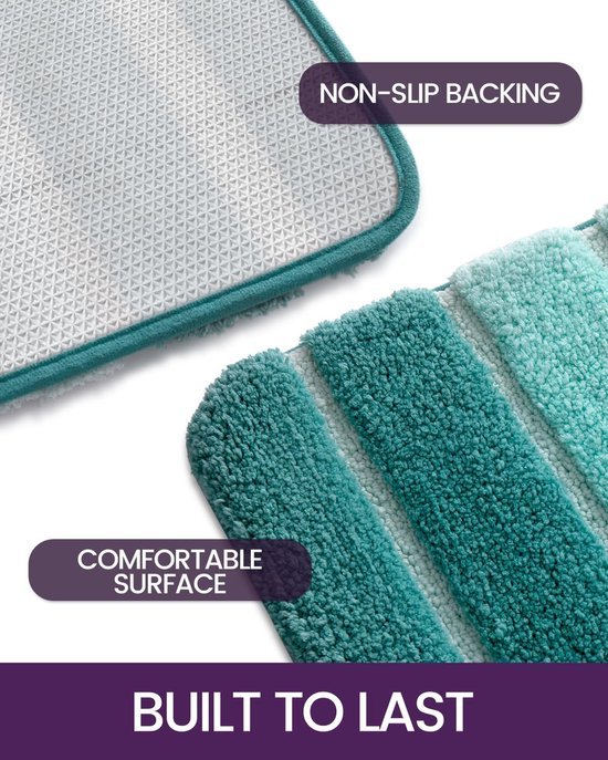 550x687-128.jpg Unyqoos® Zachte en absorberende badmat met antislip en eenvoudig wasbaar ontwerp