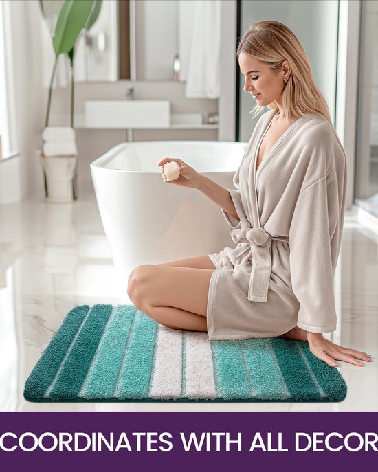 550x687-132.jpg Unyqoos® Zachte en absorberende badmat met antislip en eenvoudig wasbaar ontwerp