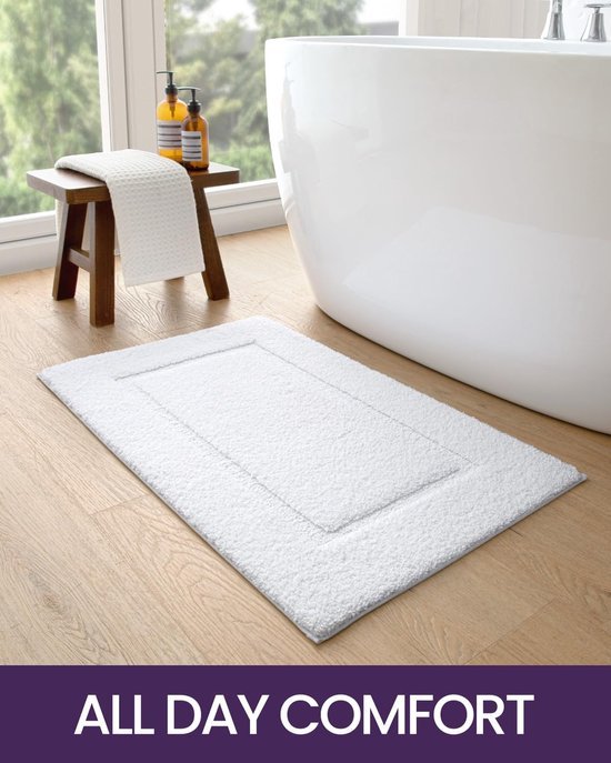 550x687-165.jpg Unyqoos® Zachte en absorberende badmat met antislip voor badkamer en douche