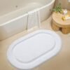 550x687-176.jpg Unyqoos® Zachte en Antislip Badmat in Witte Kleur voor Veilige Badkamerervaring