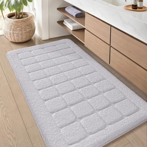 Unyqoos® Absorberende en Zachte Badmat met Antislip voor Comfort in de Badkamer