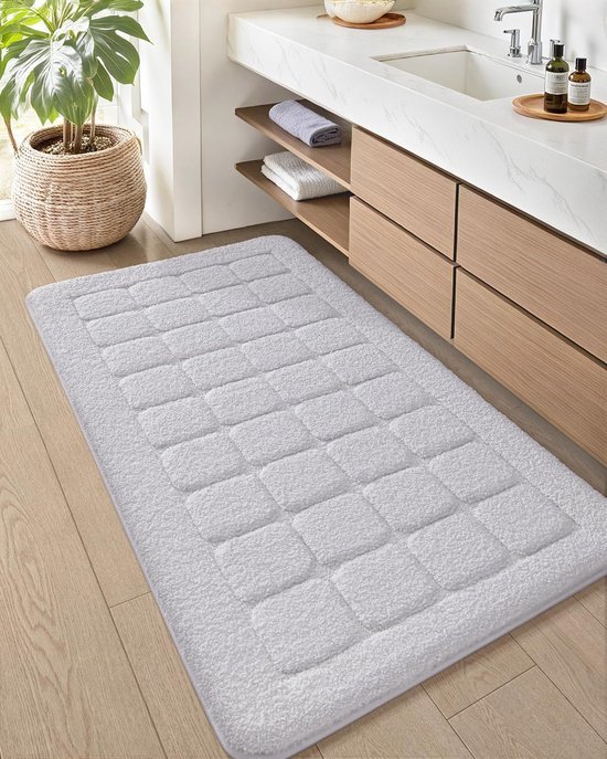Unyqoos® Absorberende en Zachte Badmat met Antislip voor Comfort in de Badkamer