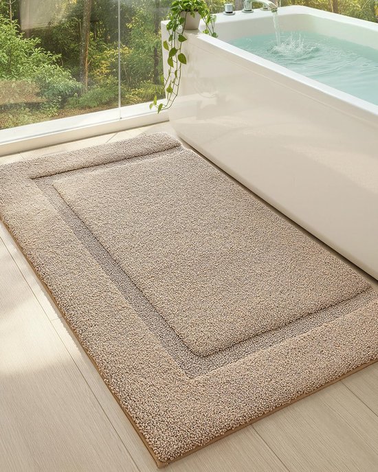 Unyqoos® Zachte en waterabsorberende badmat voor veilig en comfortabel gebruik