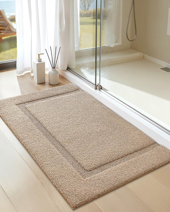 Unyqoos® Zachte en waterabsorberende badmat voor veilig en comfortabel gebruik
