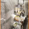 Unyqoos ® Ruimtebesparend Hangend Doucheorganizer met Zeephouders en Opbergmanden voor Badkamer