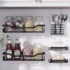 Unyqoos® Roestvrij Stalen Doucheplank Set Zonder Boren - 5 Stuks Badkamer Organizer met Grote Capaciteit