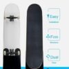Unyqoos® Dubbelzijdige skateboardstandaard voor vloeropstelling en presentatie