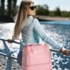 Unyqoos® Stijlvolle 32L Reisrugzak voor Dames met Schoenenvak en Accessoirepakket
