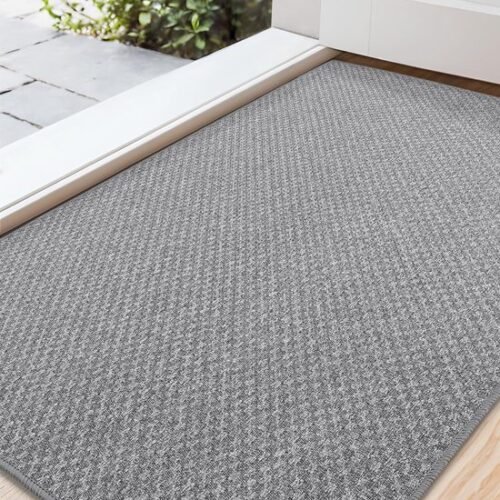 550x687-268.jpg Unyqoos® Ultrazachte Antislip Deurmat voor Binnen en Buiten, Wasbaar en Sneldrogend, 44 x 76 cm, Grijs