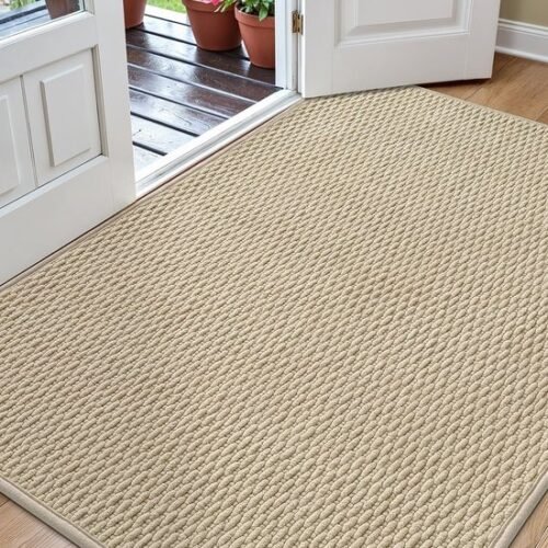 Unyqoos® Zachte en Antislip Deurmat voor Binnen met Efficiënte Vuilopvang en Gemakkelijk Onderhoud