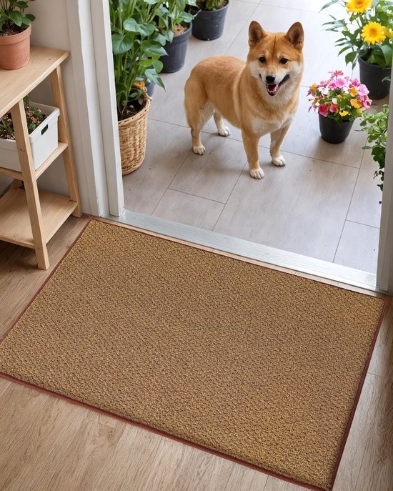 Unyqoos® antislip deurmat voor binnen en buiten, wasbaar en absorberend