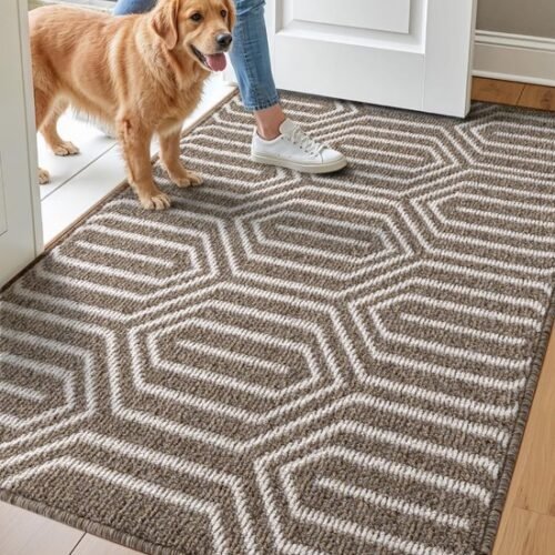 Unyqoos® en wasbare deurmat voor binnen en buiten met antislip onderzijde