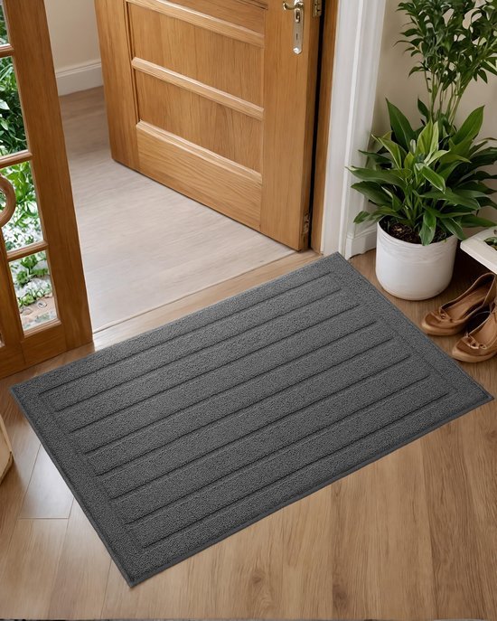 Unyqoos® Absorberende en Wasbare Deurmat voor Binnengebruik met Antislip Eigenschappen
